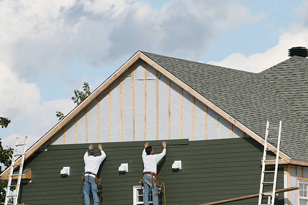 Professional Siding Repair technician working in Hamilton, OH
